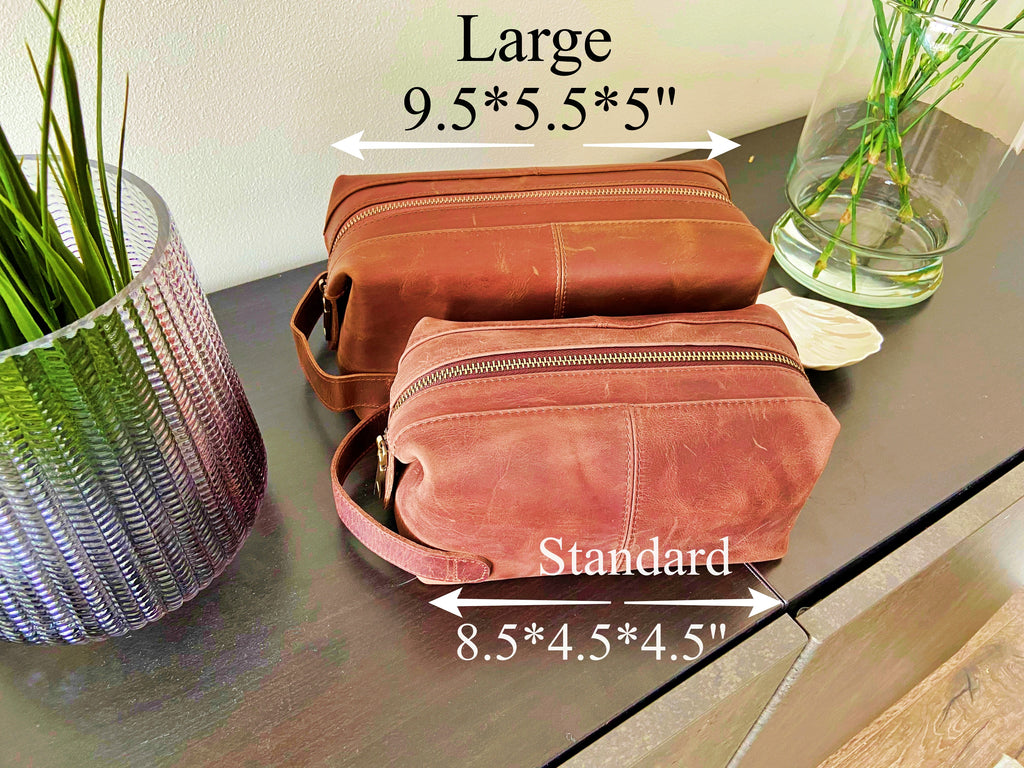 toiletry bags large and small