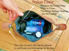 a toiletry description with items and texts