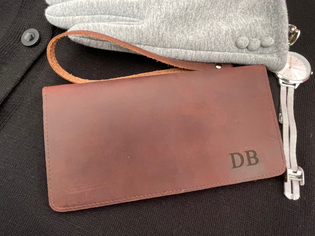 initial custom women wallet