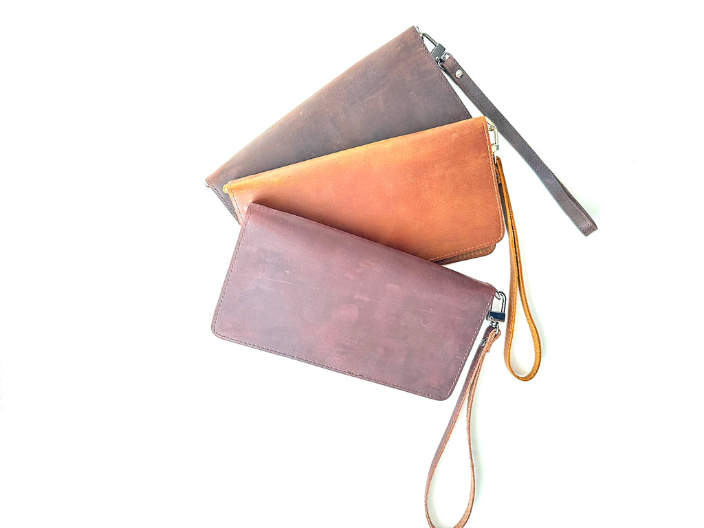 women wallets in three colours